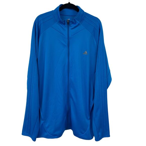 adidas Other - Adidas Light Blue Full Zip Lightweight Athletic Jacket Mens 2XL